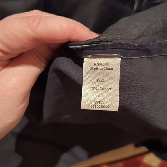 Coldwater Creek Women's Dark Navy Genuine Suede Leather Shirt Jacket XL - Picture 11 of 13